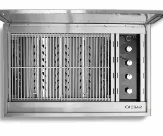 Caesar MILANO – גריל גז 4 מבערים Drop-In נירוסטה