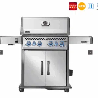 גריל גז Rogue PRO-S 525 RSIB נירוסטה – עם כירת צד אינפרא אדום ומבער אחורי | Napoleon